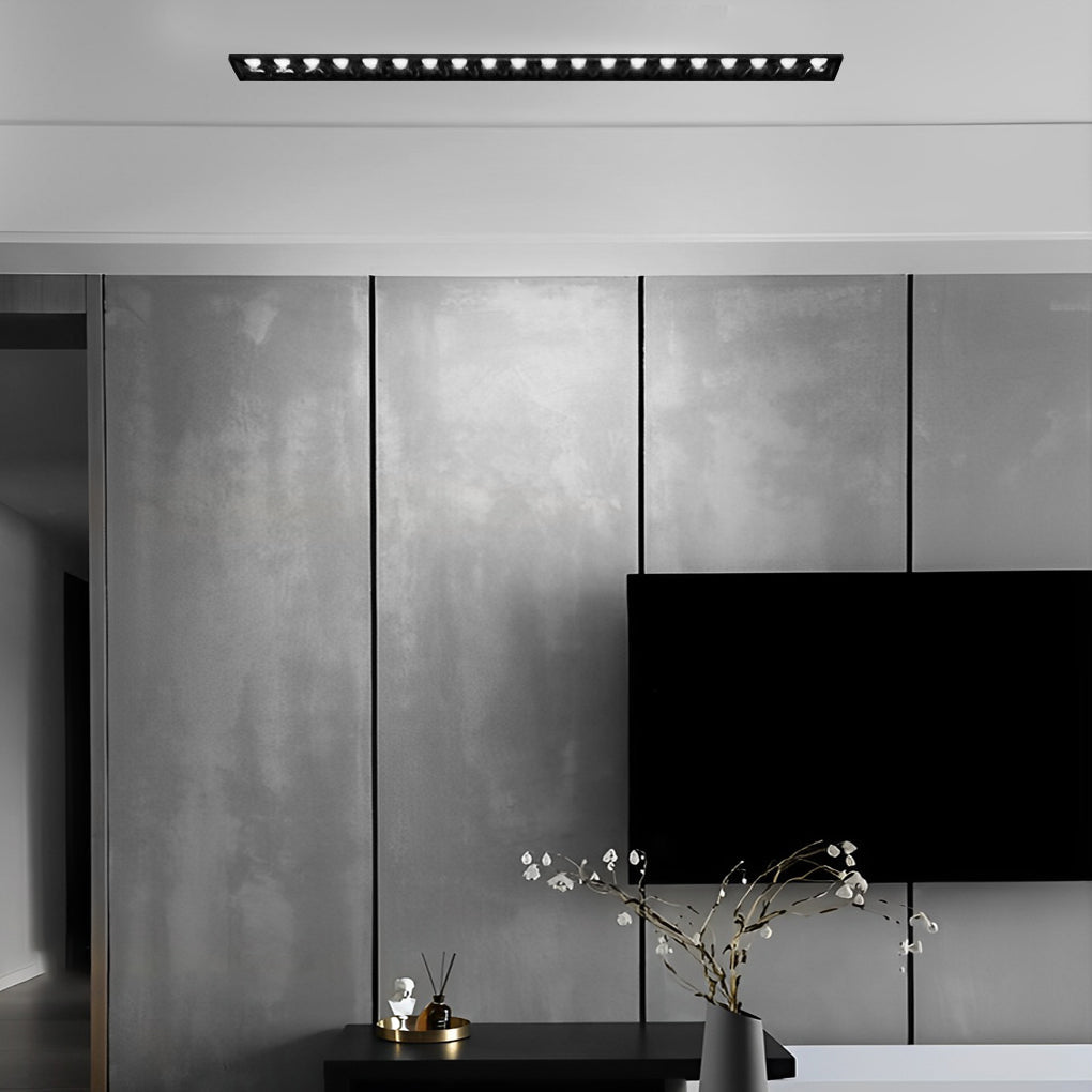 Linear Trimless Recessed Spotlight Magnetic COB Profile Unvisible LED Downlight - Lamp Outdoor