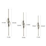 Strip Creative Stepless Dimming 3 Step Dimming Black Modern Wall Lamp - Lamp Outdoor