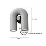 Rotatable U-Shaped Water Pipe LED Nordic Wall Lamp Wall Sconces Lighting - Lamp Outdoor