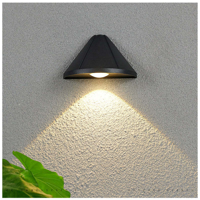 Ray Modern Cone LED Outdoor Wall Lamp Metal Acrylic Garden Corridor Street - Lamp Outdoor