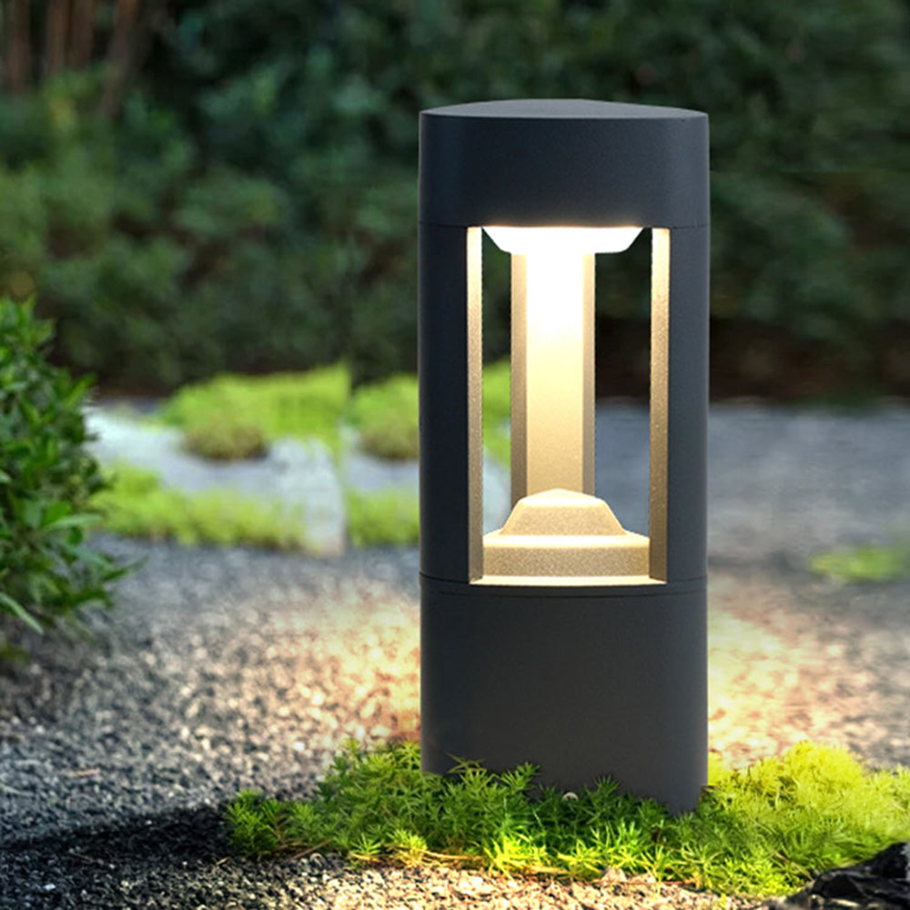 Ray Metal Triangular Hollow Outdoor Path Light - Lamp Outdoor