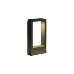 Ray Modern Metal Geometric Hollow Solar Outdoor Bollard Light - Lamp Outdoor