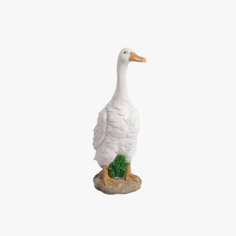 Arisha Modern Decorative Goose Resin Solar Garden Ground Light - Letslighting