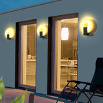 Arisha Modern Metal Acrylic Solar Waterproof Outdoor Wall Lamp - Letslighting
