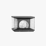 Ray Modern Transparent Rectangular Metal Glass Outdoor Floor Lamp - Letslighting