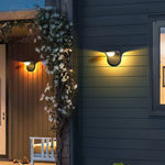 Ray Modern Arc Metal Acrylic Solar Waterproof Adjustable Outdoor Wall Lamp - Lamp Outdoor