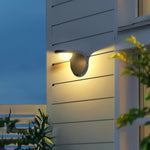 Ray Modern Arc Metal Acrylic Solar Waterproof Adjustable Outdoor Wall Lamp - Lamp Outdoor