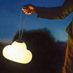 Arisha Pendant Light Cloud Modern Milky Metal Acrylic - Letslighting