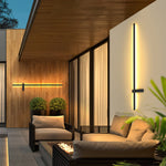 Arisha Minimalist Duo-Linear Metal Outdoor Wall Lamp - Letslighting