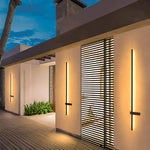 Arisha Minimalist Duo-Linear Metal Outdoor Wall Lamp - Letslighting