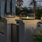 Ray Modern Quicksand Metal Outdoor Solar Lamp, Warm Ligh - Letslighting