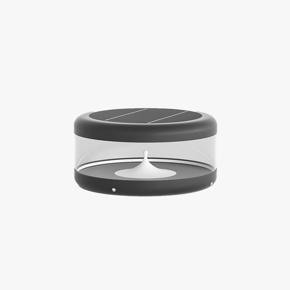 Ray Modern Quicksand Metal Outdoor Solar Lamp, Warm Ligh - Lamp Outdoor