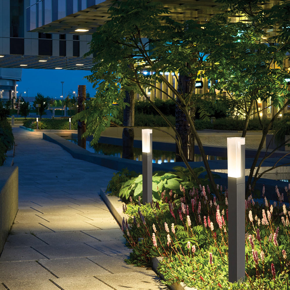 Ray Modern Metal Solar Outdoor Path Light - Lamp Outdoor