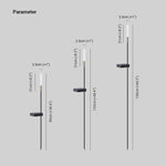 Ray Modern Metal Reed Solar Outdoor Post Light - Lamp Outdoor