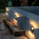 Ray Metal Cylindrical Outdoor Step Deck Light - Lamp Outdoor