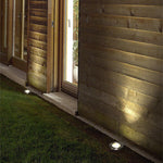 Ray Modern Metal Cylindrical Recessed Outdoor Step Deck Light - Lamp Outdoor