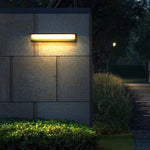 Ray Modern Rectangular Metal Acrylic Outdoor Solar Wall Lamp - Lamp Outdoor