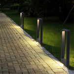 Ray Modern Metal Hollow Rectangle Outdoor Path Light - Lamp Outdoor