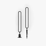 Ray Modern Metal Elliptical Ring Solar Outdoor Path Light - Lamp Outdoor