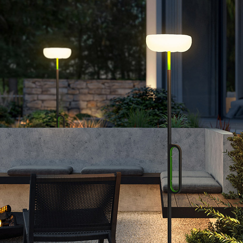 Ray Minimalist Flower Solar Rechargeable Floor Lamp - Lamp Outdoor