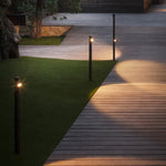 Arisha Bamboo Shape Metal&Glass Outdoor Floor Lamp - Letslighting