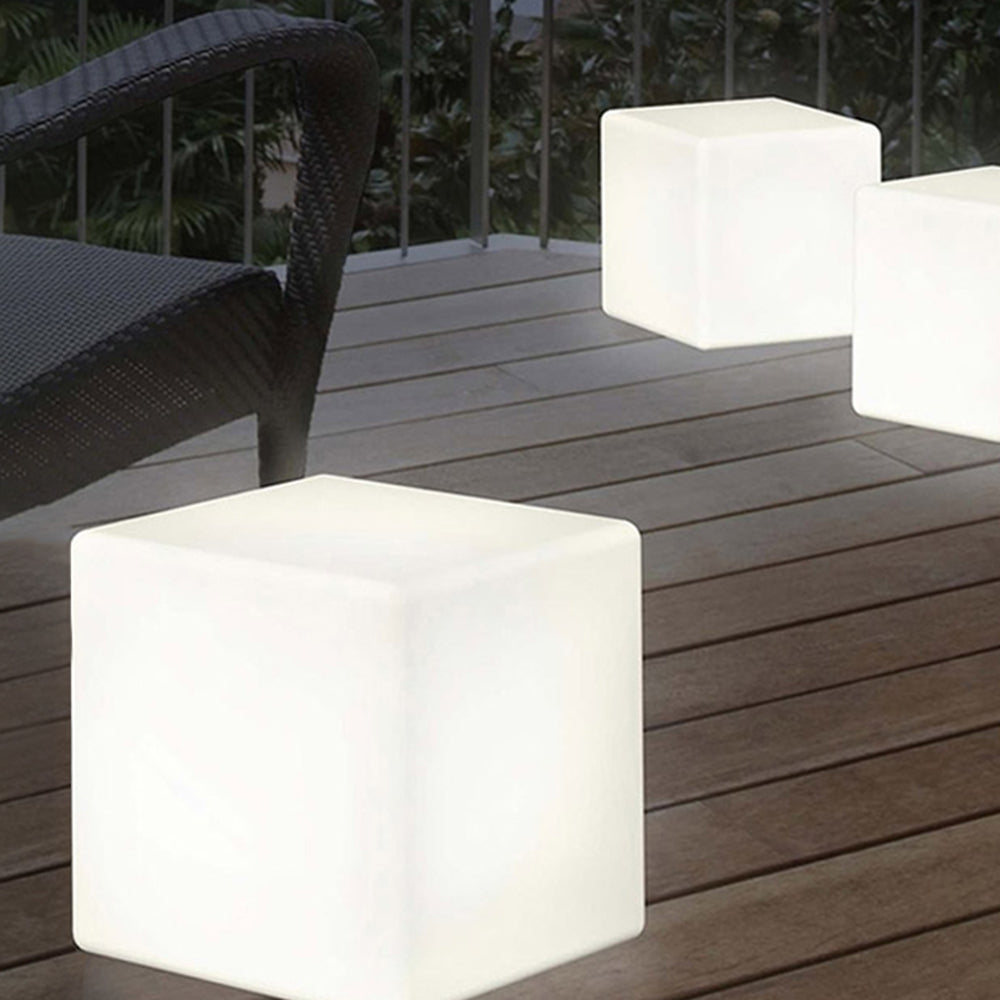 Ray Minimalist Square Acrylic Outdoor Ground Lamp - Lamp Outdoor