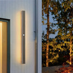 Arisha Sleek Minimalist Rimless Linear Metal Outdoor Wall Light - Letslighting