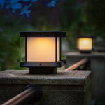 Ray Modern Rectangular Metal Glass Outdoor Lamp - - Letslighting