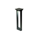 Ray Modern Metal Geometric Hollow Solar Outdoor Bollard Light - Lamp Outdoor