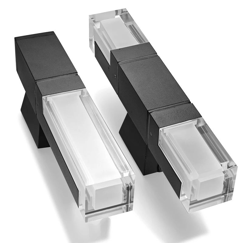 Ray Modern Rectangular Metal Outdoor Wall Lamp - Lamp Outdoor