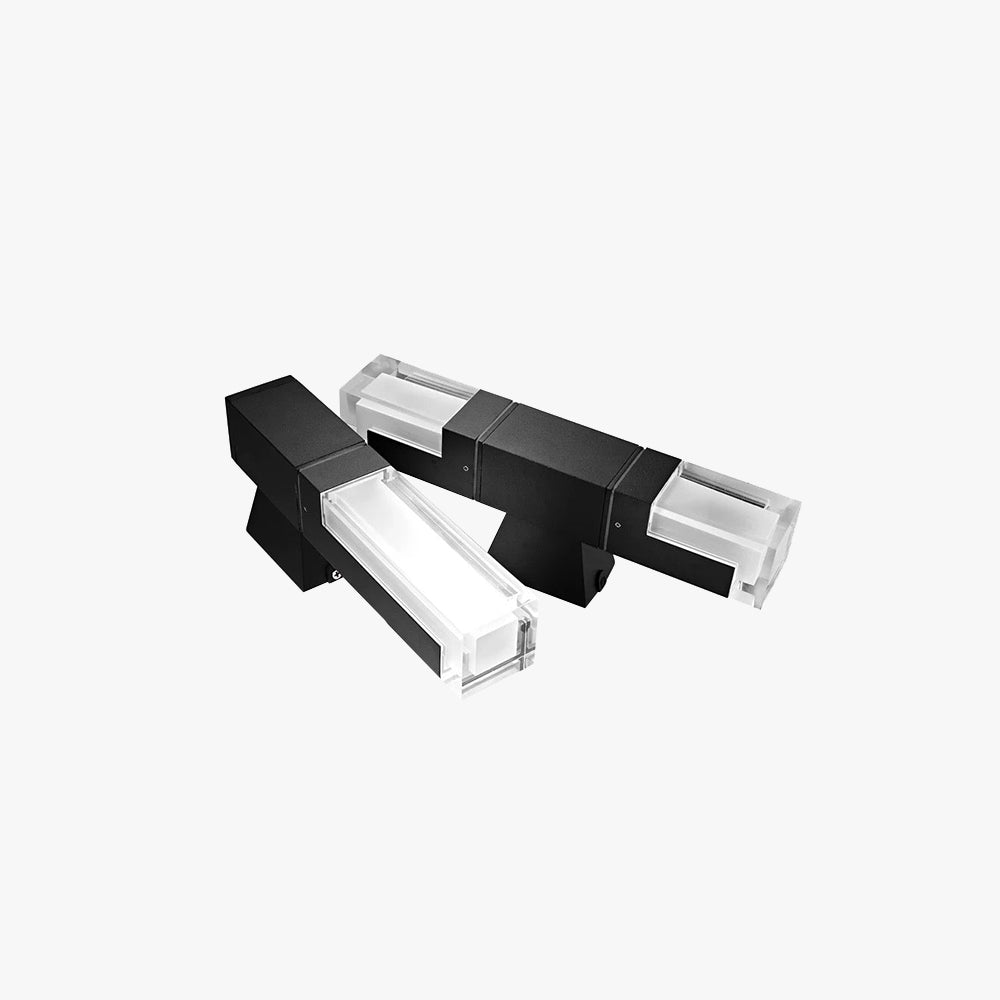 Ray Modern Rectangular Metal Outdoor Wall Lamp - Lamp Outdoor