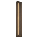 Arisha Modern Square Ring Metal Outdoor Wall Lamp, Dark/Gray Bronze - Letslighting