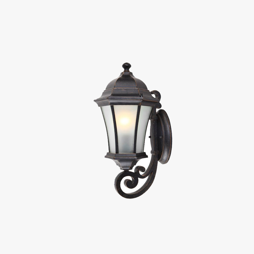 RayVintage Lantern Metal Glass Outdoor Wall Lamp - Lamp Outdoor