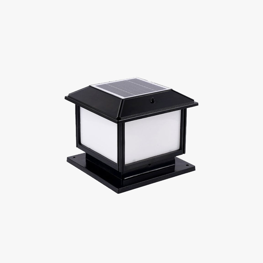 Ray Vintage Rectangle Metal Outdoor Solar Lamps Bronze - Letslighting