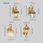 Silva Vintage Lantern Metal Outdoor Wall Lamp - Lamp Outdoor