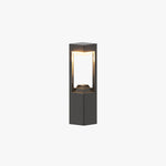 Ray Modern Rectangular Hollow Metal Outdoor Bollard Light - Lamp Outdoor