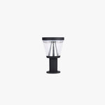 Ray Modern Metal Cone Shade Solar Outdoor Bollard Light - Lamp Outdoor