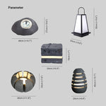 Ray Modern Stone Outdoor Light Metal&Resin - Lamp Outdoor