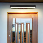 Outdoor Motion Sensor Black Rectangle Wall Light |  Dazuma