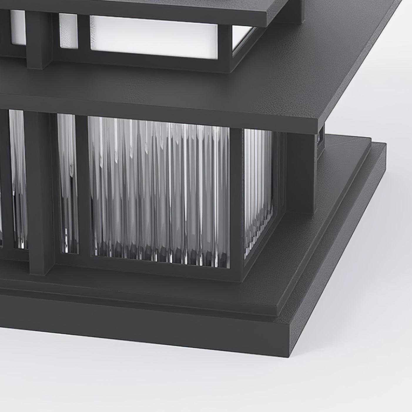 Ray Pillar Solar /HardWire Outdoor Light - Lamp Outdoor