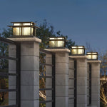 Ray Pillar Solar /HardWire Outdoor Light - Lamp Outdoor