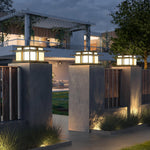 Ray Pillar Solar /HardWire Outdoor Light - Lamp Outdoor