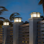 Ray Pillar Solar /HardWire Outdoor Light - Lamp Outdoor