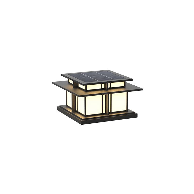 Ray Pillar Solar /HardWire Outdoor Light - Lamp Outdoor