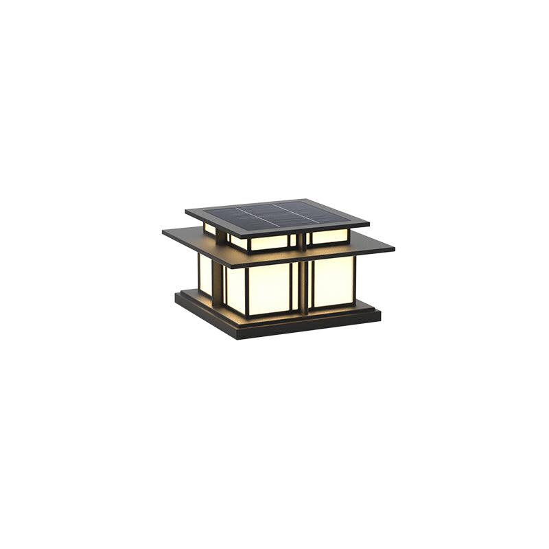 Ray Pillar Solar /HardWire Outdoor Light - Lamp Outdoor