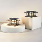 Ray Pillar Solar /HardWire Outdoor Light - Lamp Outdoor