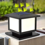 Ray Pavilion-style Square Solar Outdoor Post Light - Lamp Outdoor