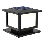 Ray Pavilion-style Square Solar Outdoor Post Light - Lamp Outdoor