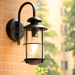 Creative Glass Waterproof LED Black Modern Plug in Wall Sconce Lighting | Dazuma