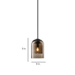 Nordic Glass Metal Industrial Pendant Light for Living Room Ceiling Light - Lamp Outdoor